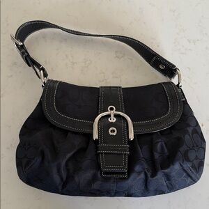 Authentic Black Coach Shoulder Bag 
Practically brand new!
